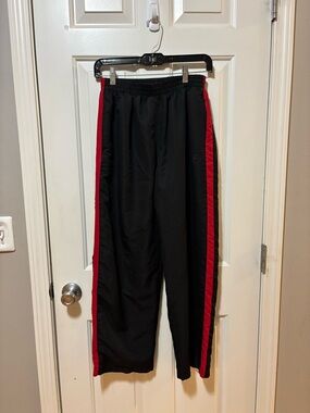 Starter Black and Red Track Pants
